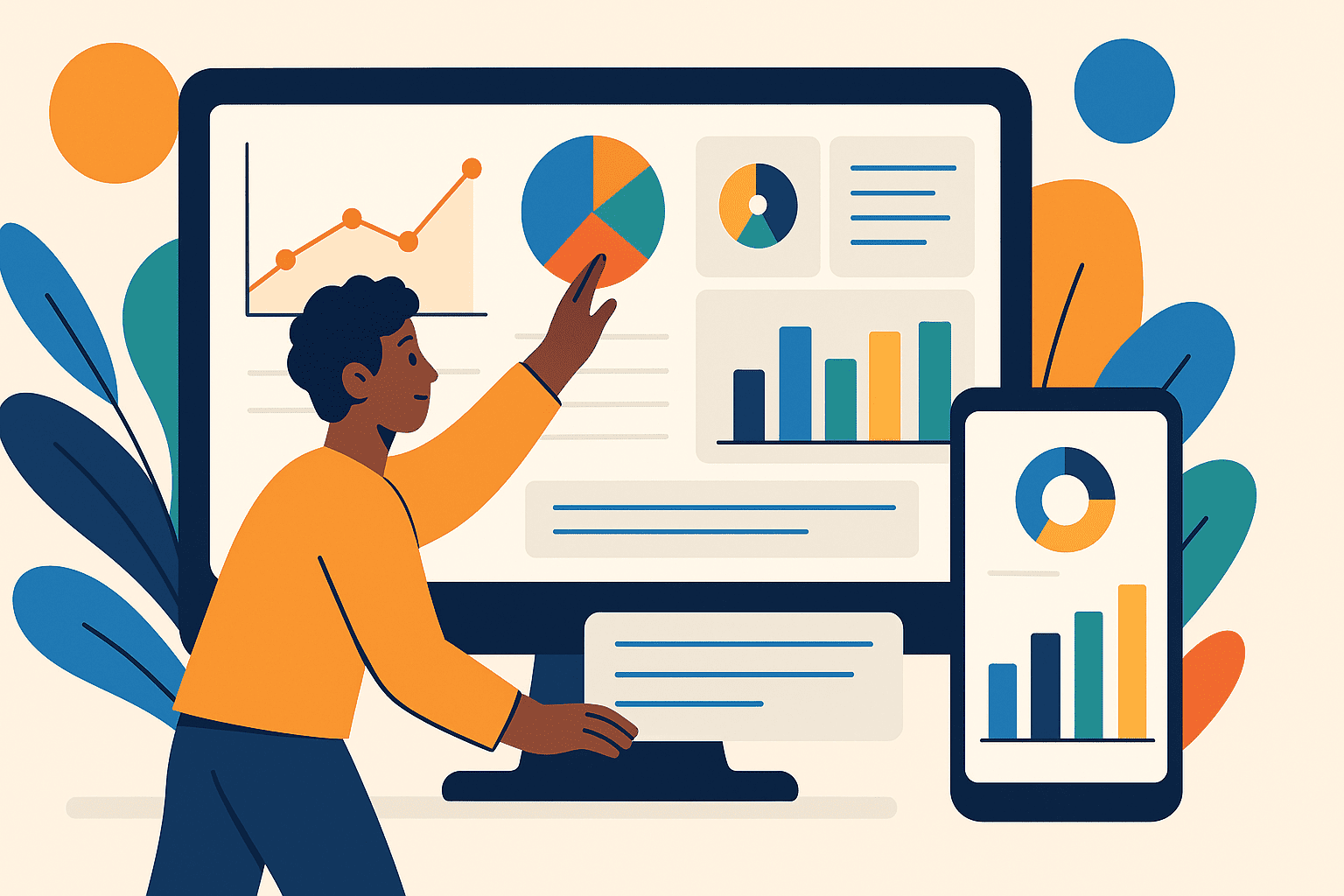 Transforma datos en visuales cautivadores para tus apps